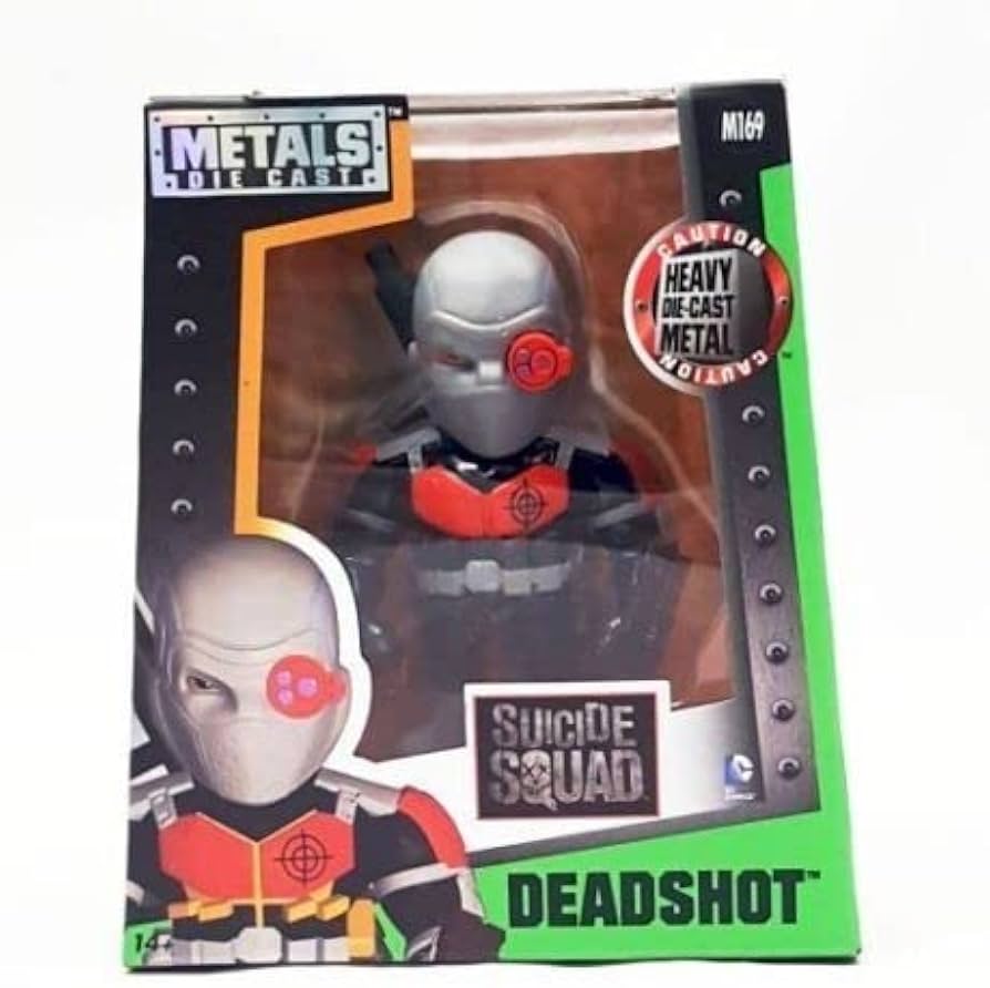 Jada Toys Metals Suicide Squad 4" Classic Deadshot (M169) Toy Figure