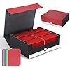 Tombert TCG Card Storage Box - 1800+ Capacity with Magnetic Seal