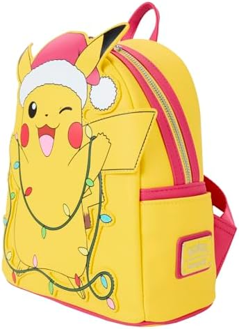 Loungefly Pokemon Holiday Pikachu Light-Up Mini Backpack