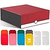 Tombert White & Red Trading Card Case - Holds 3200+ Cards