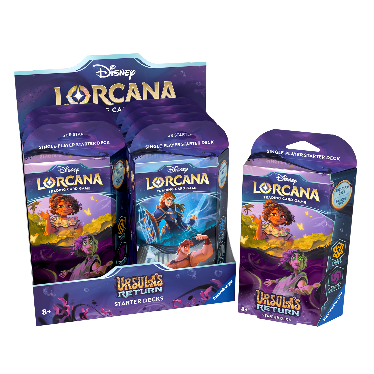 Ravensburger Disney Lorcana (Set04) Starter Deck Set Box (8set)