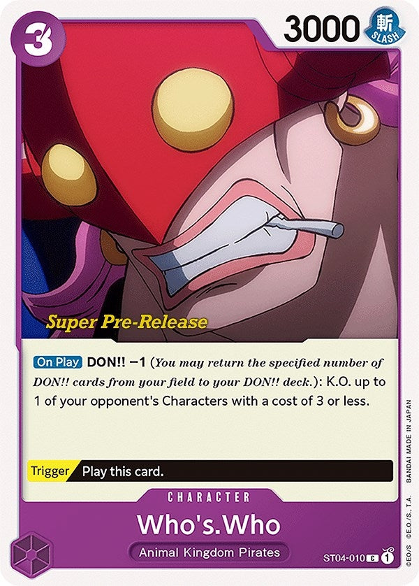 Who's.Who (ST04-010) (ST-04 PRE)