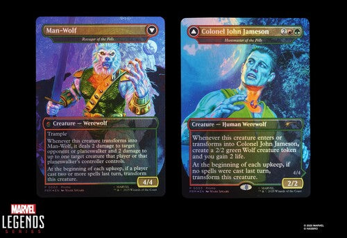 Hasbro Marvel Legends Magic the Gathering Man-Wolf 6" Figure with Card