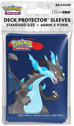 Ultra Pro Pokémon - Deck Protector Sleeves - Mega Charizard X (65 Szt.)
