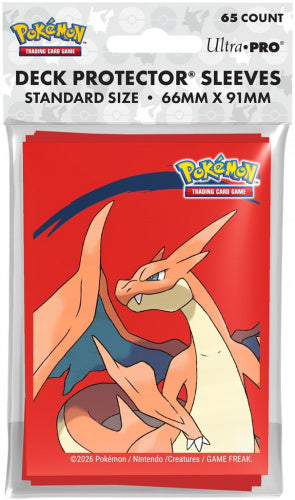 Ultra Pro Pokémon - Deck Protector Sleeves - Mega Charizard Y (65 Szt.)