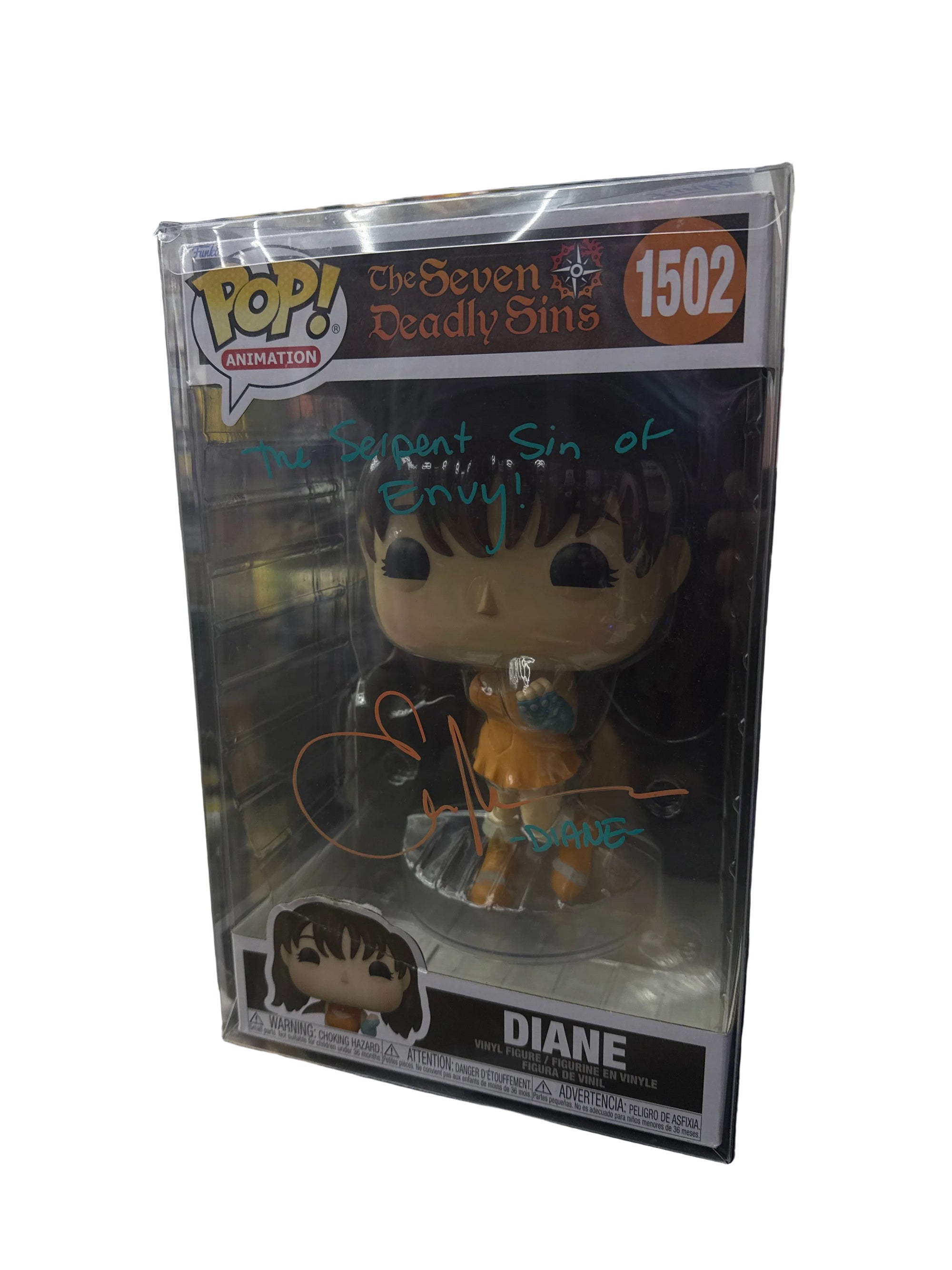 Funko Pop! Jumbo Diane The Seven Deadly Sins #1502 (Signed)