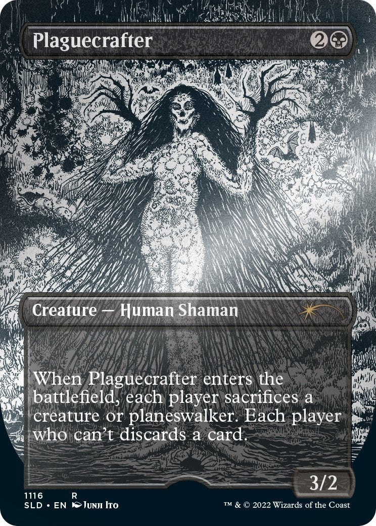 Plaguecrafter (Borderless) (Foil Etched) (1116) (SLD)