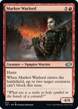 Markov Warlord (573) (J22)