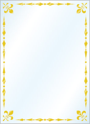 Broccoli Sleeve Protector [World Patterns] "Fleur-de-lis" Revival