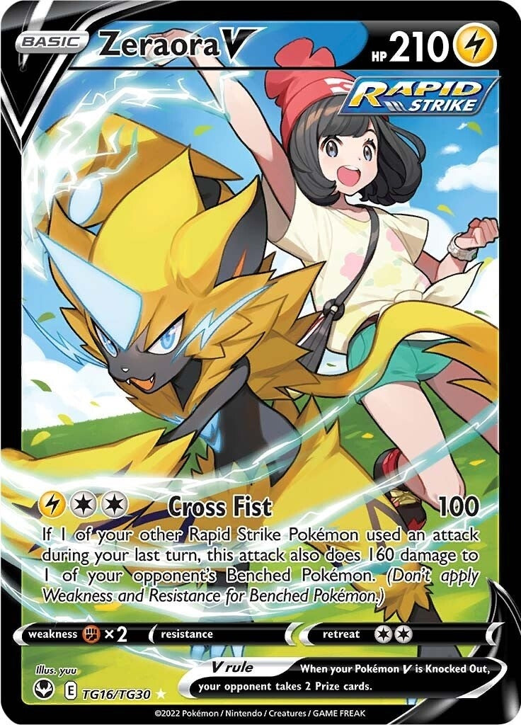 Zeraora V (TG16/TG30) (SWSH12: TG)