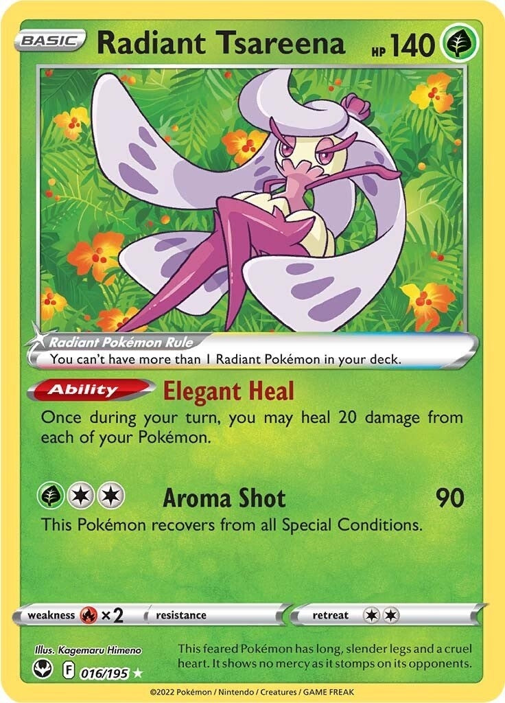 Radiant Tsareena (016/195) (SWSH12)