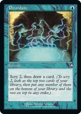 Preordain (Retro Frame) (92) (BRC)