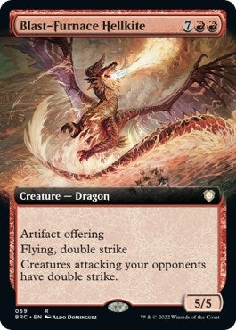 Blast-Furnace Hellkite (Extended Art) (59) (BRC)