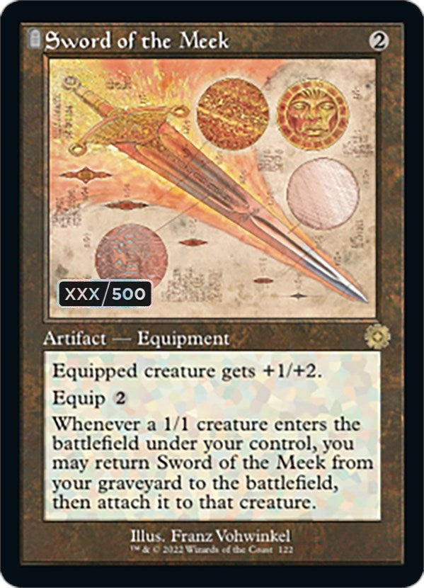 Sword of the Meek (Schematic) (Serial Numbered) (122) (BRR)
