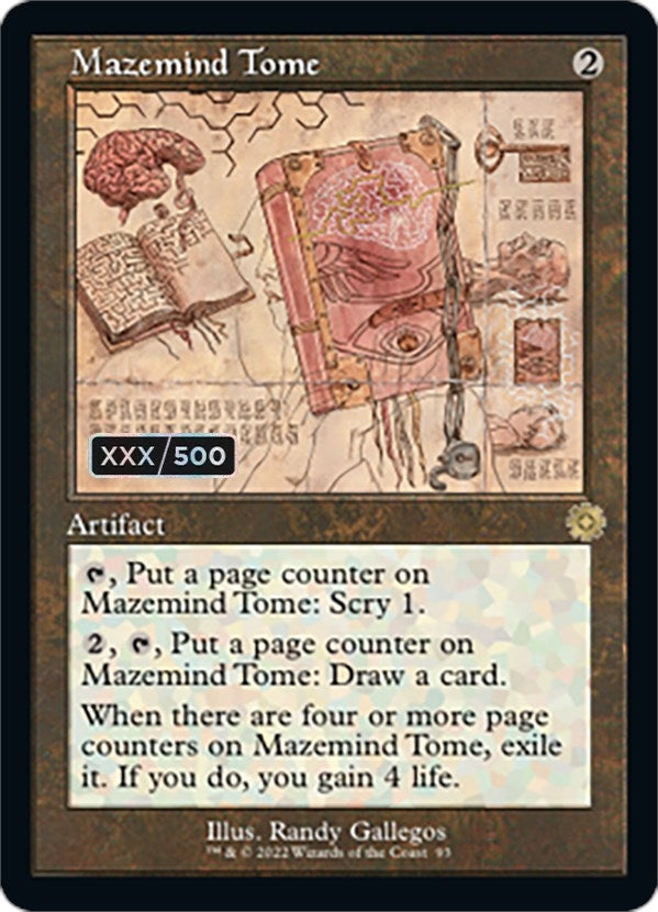 Mazemind Tome (Schematic) (Serial Numbered) (93) (BRR)