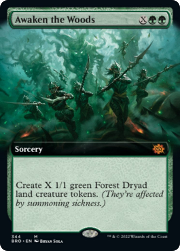 Awaken the Woods (Extended Art) (344) (BRO)
