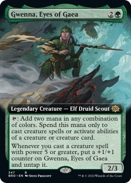 Gwenna, Eyes of Gaea (Extended Art) (347) (BRO)