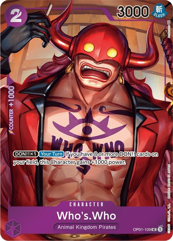 Who's.Who (Box Topper) (OP01-109) (OP01)