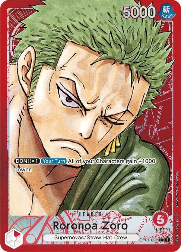 Roronoa Zoro (001) (Parallel) (OP01-001) (OP01)