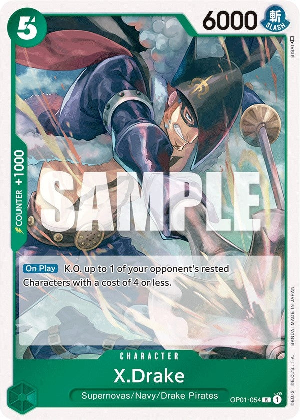 X.Drake (054) (OP01-054) (OP01)