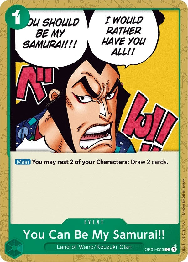 You Can Be My Samurai!! (OP01-055) (OP01)