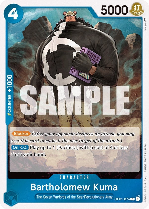 Image for Bartholomew Kuma (OP01-074) (OP01) - One Piece Card Game