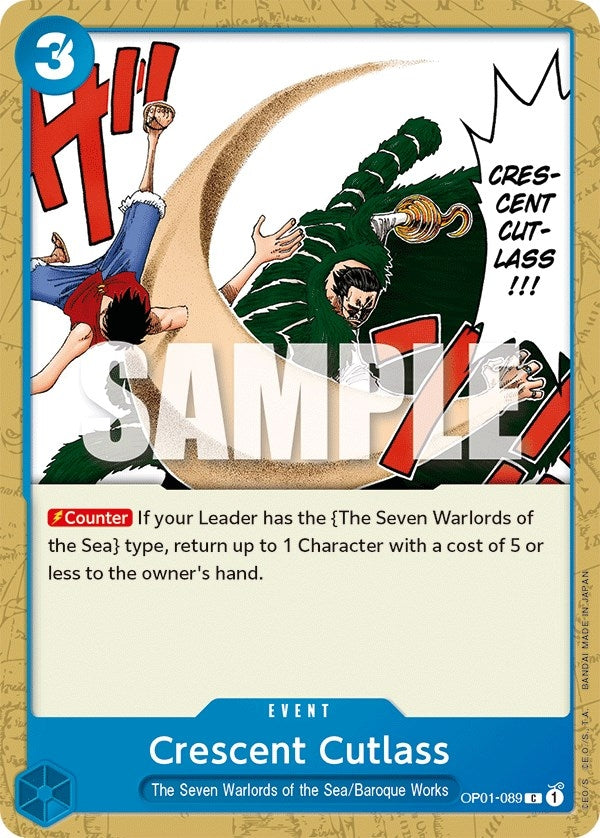 Image for Crescent Cutlass (OP01-089) (OP01) - One Piece Card Game