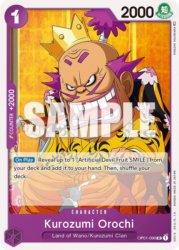 Image for Kurozumi Orochi (OP01-098) (OP01) - One Piece Card Game