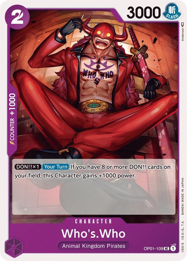 Image for Who's.Who (OP01-109) (OP01) - One Piece Card Game