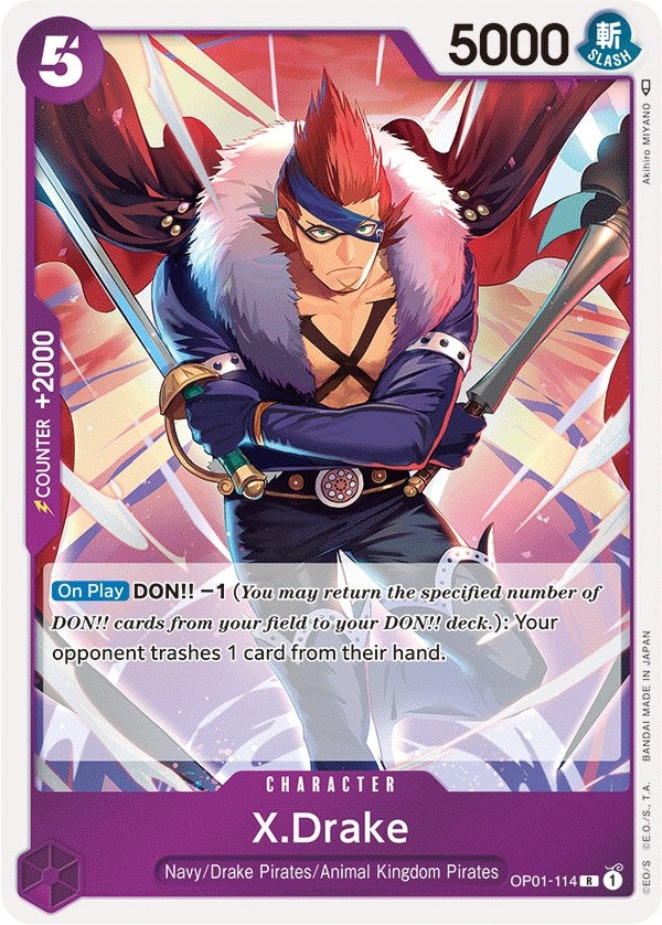 X.Drake (114) (OP01-114) (OP01)