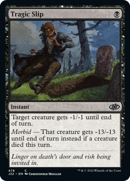 Image for Tragic Slip (478) (478) (J22) - Magic: The Gathering