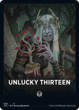 Unlucky Thirteen Theme Card (26) (J22)