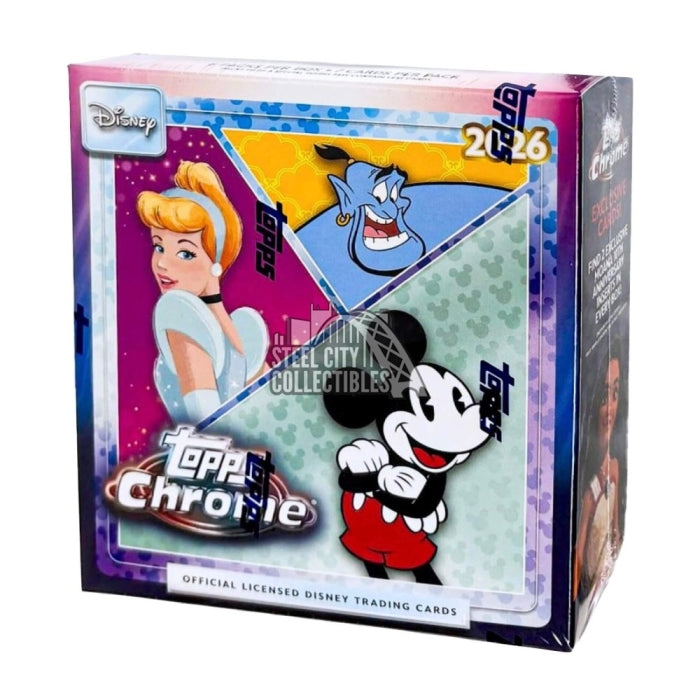 Topps 2026 Disney Chrome Mega Box