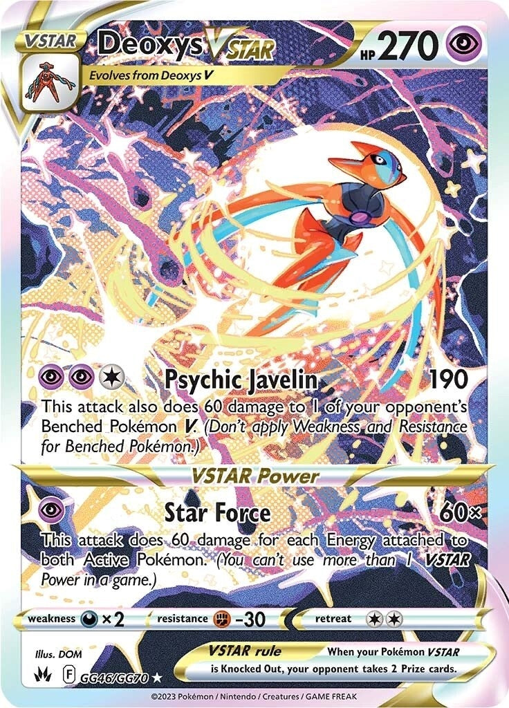 Deoxys VSTAR (GG46/GG70) (CRZ:GG)