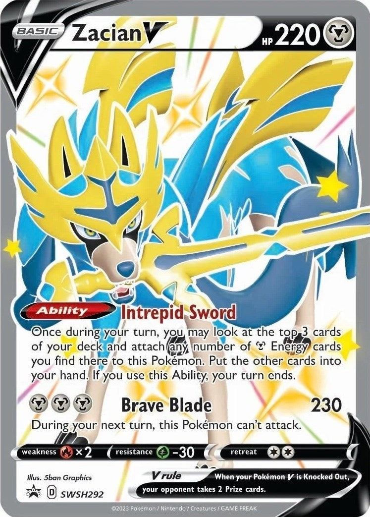 Zacian V (Shiny) - SWSH292 (SWSH292) (SWSD)