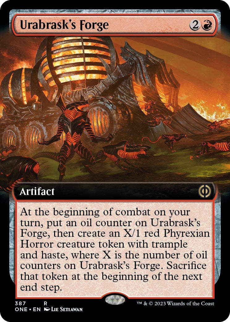 Urabrask's Forge (Extended Art) (387) (ONE)
