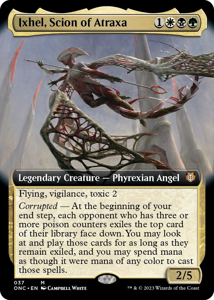 Ixhel, Scion of Atraxa (Extended Art) (37) (ONC)