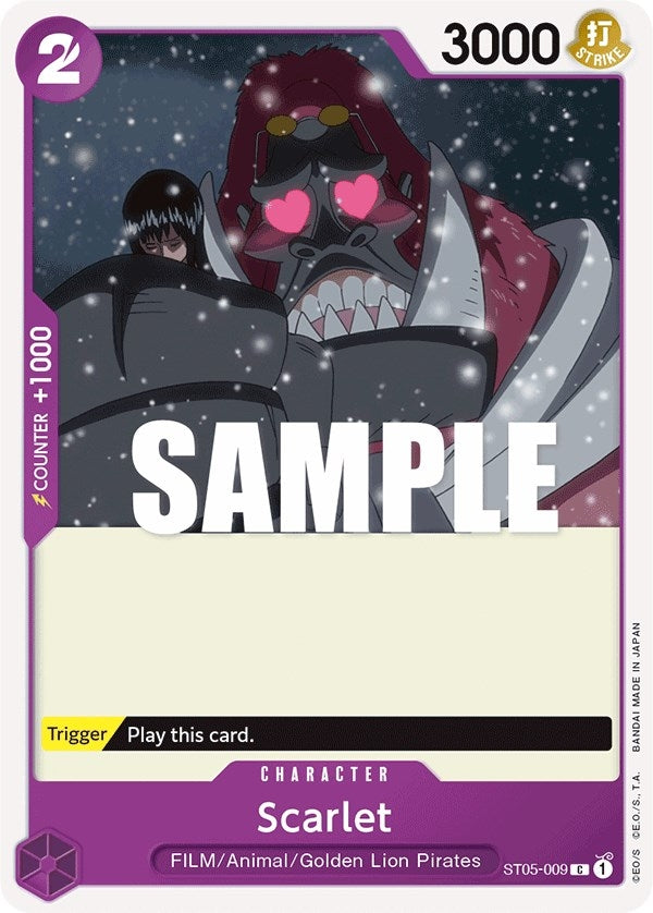 Image for Scarlet (ST05-009) (ST-05) - One Piece Card Game
