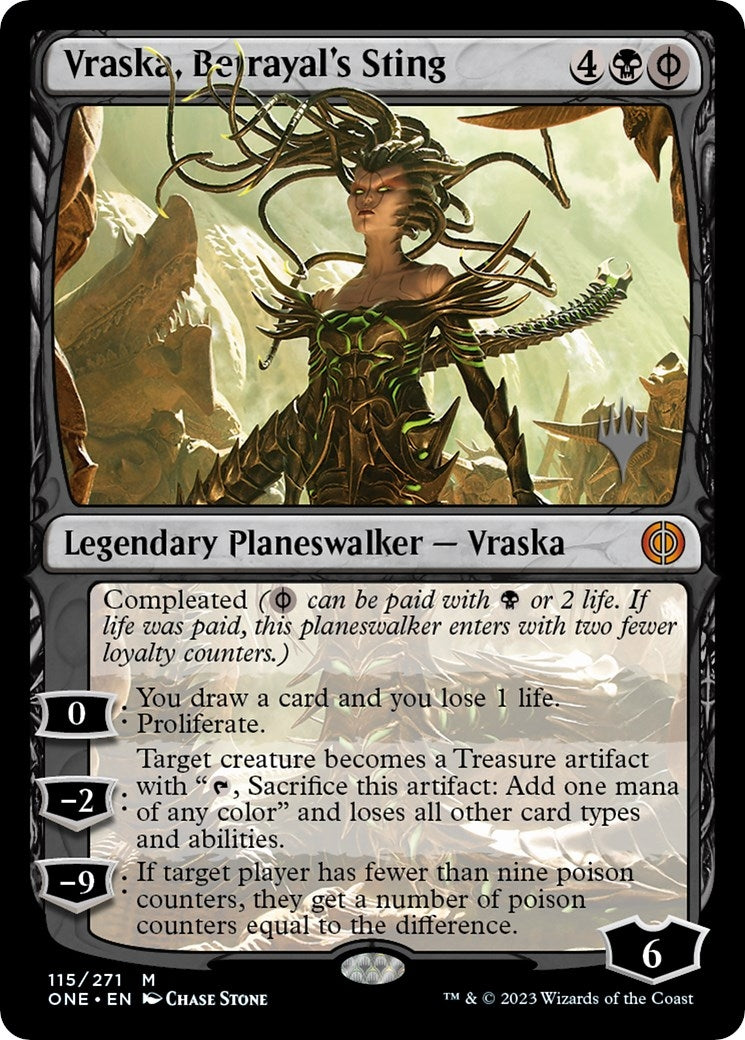 Vraska, Betrayal's Sting (115) (PPONE)