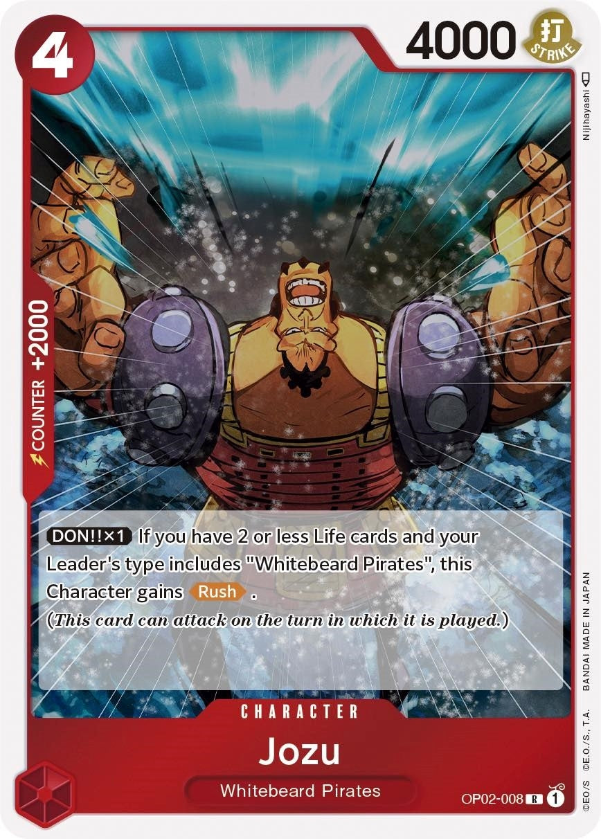 Image for Jozu (OP02-008) (OP02) - One Piece Card Game