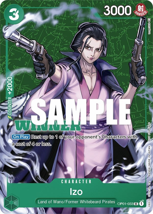 Izo (Tournament Pack Vol. 2) [Winner] (OP01-033) (OP-PR)