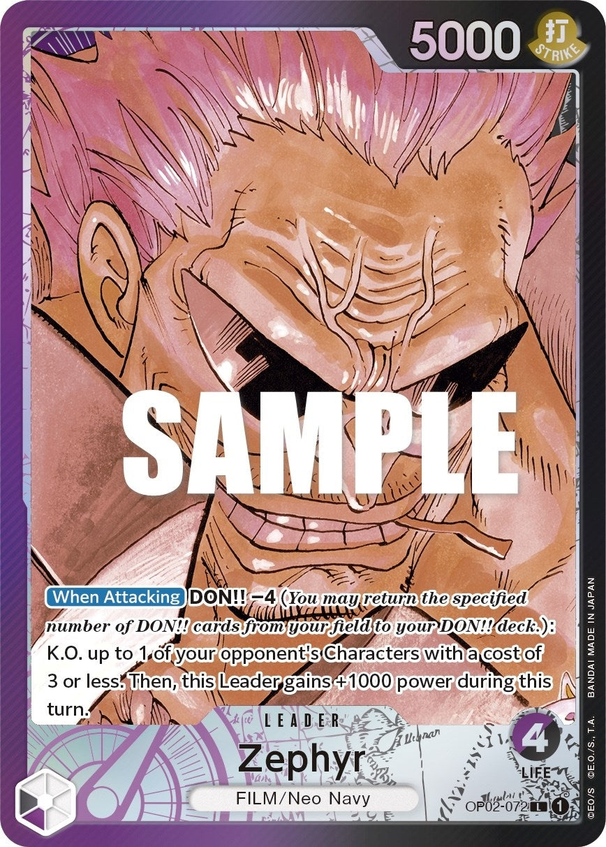 Zephyr (Alternate Art) (OP02-072) (OP02)