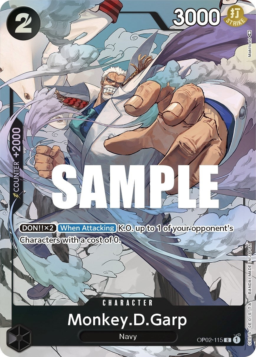Monkey.D.Garp (115) (Alternate Art) (OP02-115) (OP02)
