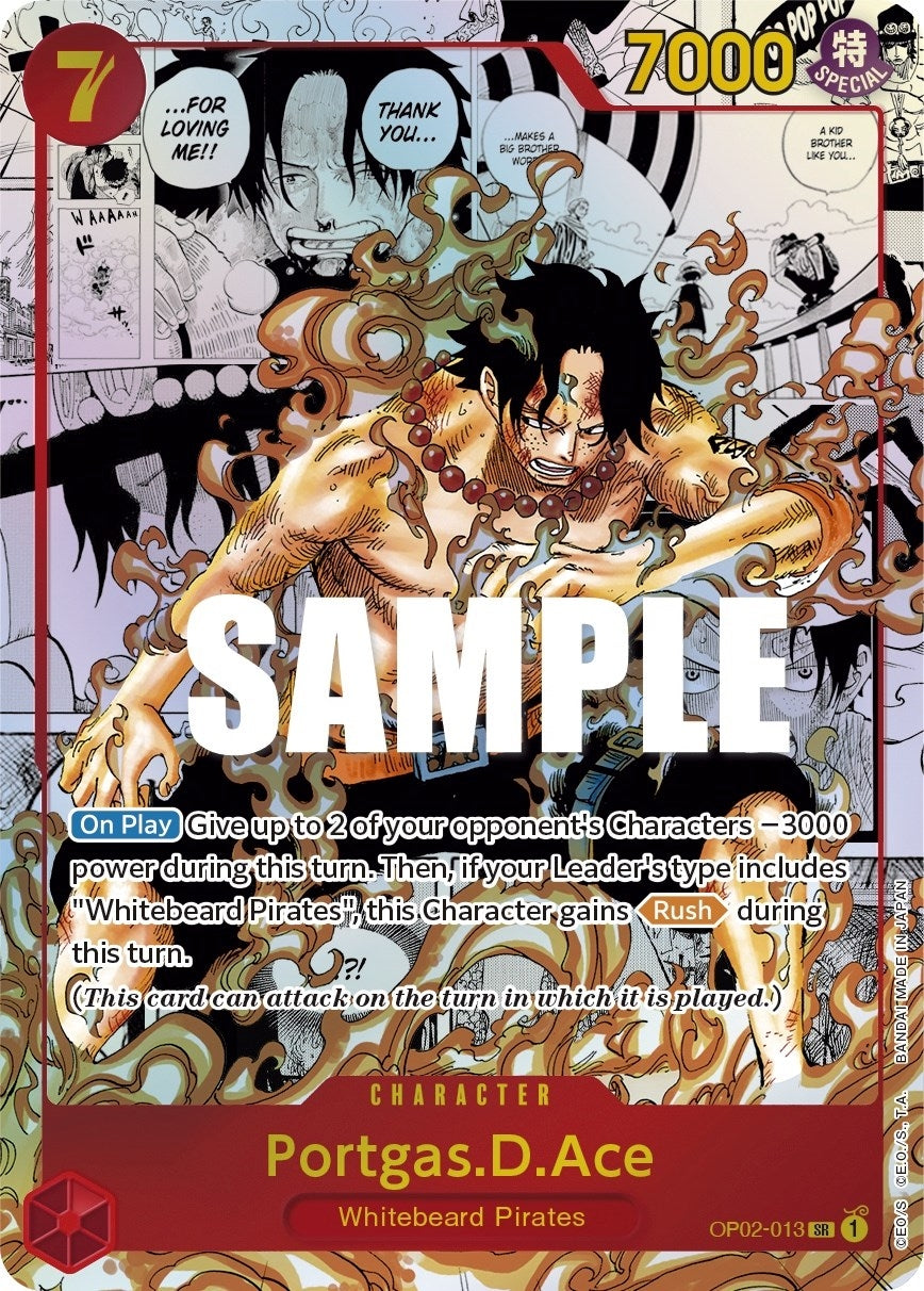 Portgas.D.Ace (Parallel) (Manga) (Alternate Art) (OP02-013) (OP02)