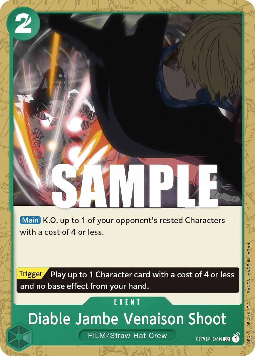 Image for Diable Jambe Venaison Shoot (OP02-046) (OP02) - One Piece Card Game