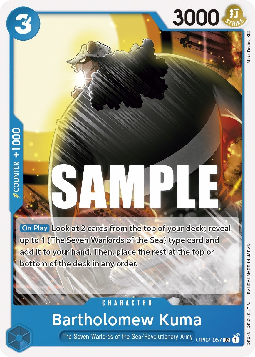 Image for Bartholomew Kuma (OP02-057) (OP02) - One Piece Card Game