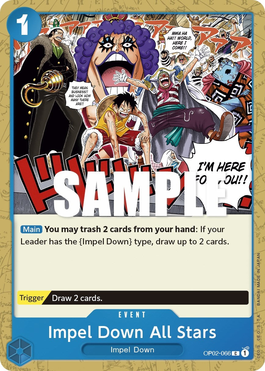 Image for Impel Down All Stars (OP02-066) (OP02) - One Piece Card Game