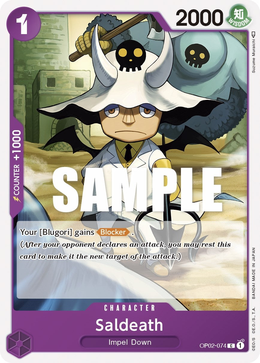Image for Saldeath (OP02-074) (OP02) - One Piece Card Game