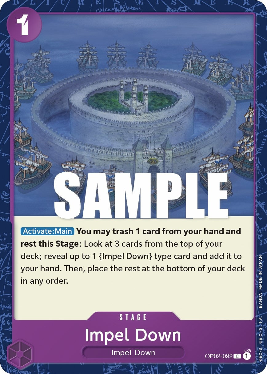 Image for Impel Down (OP02-092) (OP02) - One Piece Card Game