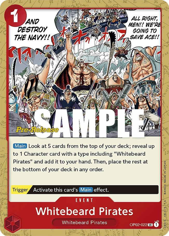 Whitebeard Pirates (OP02-022) (OP02 PRE)